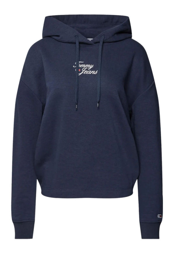 Tommy Jeans Hoodies Blå, Dam