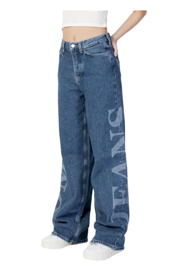 Tommy Jeans Loose-fit Jeans Blå, Dam