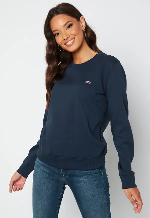 TOMMY JEANS Regular Fleece C87 Twilight Blue L