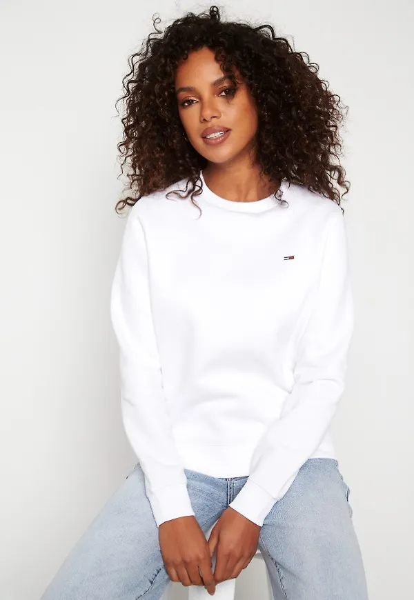 TOMMY JEANS Regular Fleece YBR White L