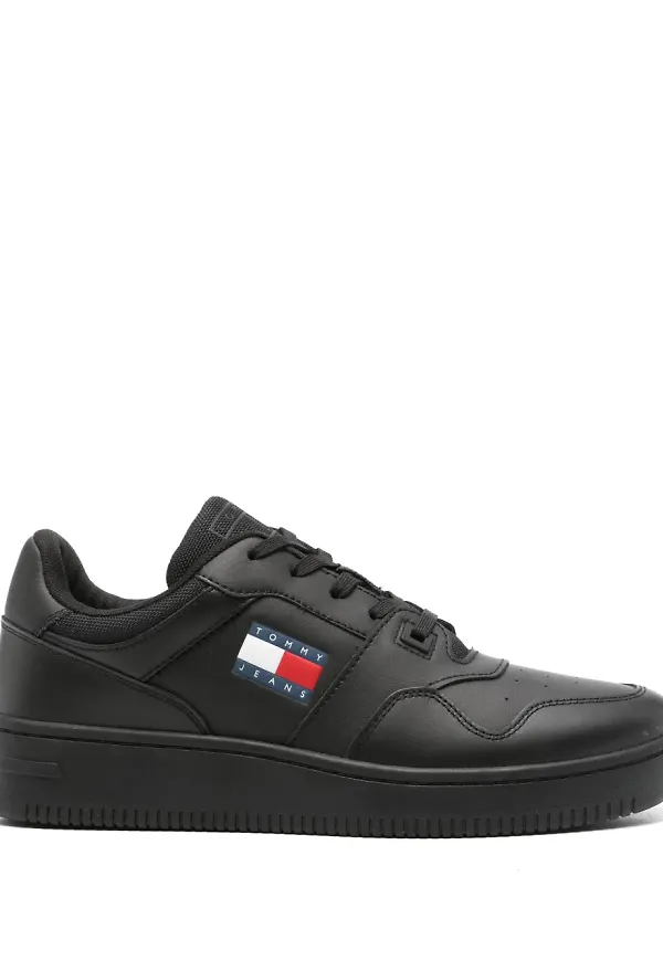 Tommy Jeans Retro låga sneakers - Svart