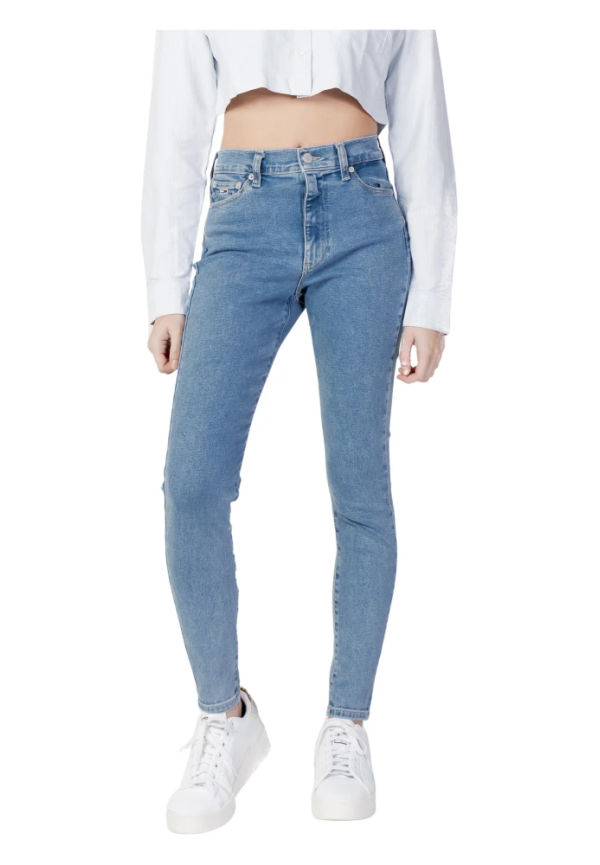 Tommy Jeans Skinny Jeans Blå, Dam