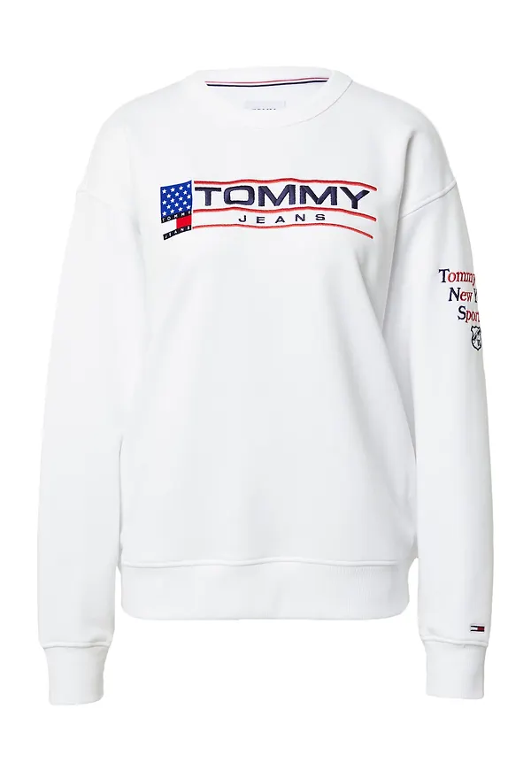 Tommy Jeans Sweatshirt marinblå / röd / vit