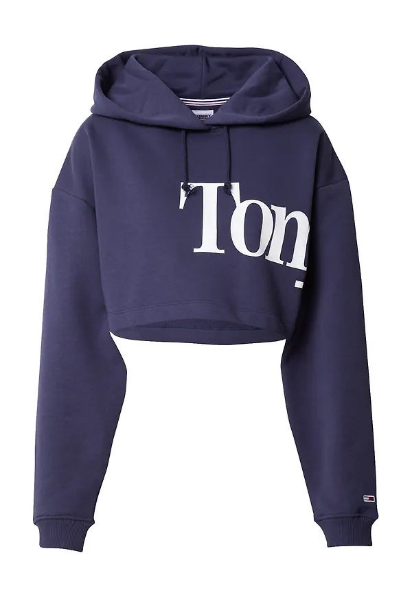 Tommy Jeans Sweatshirt marinblå / vit