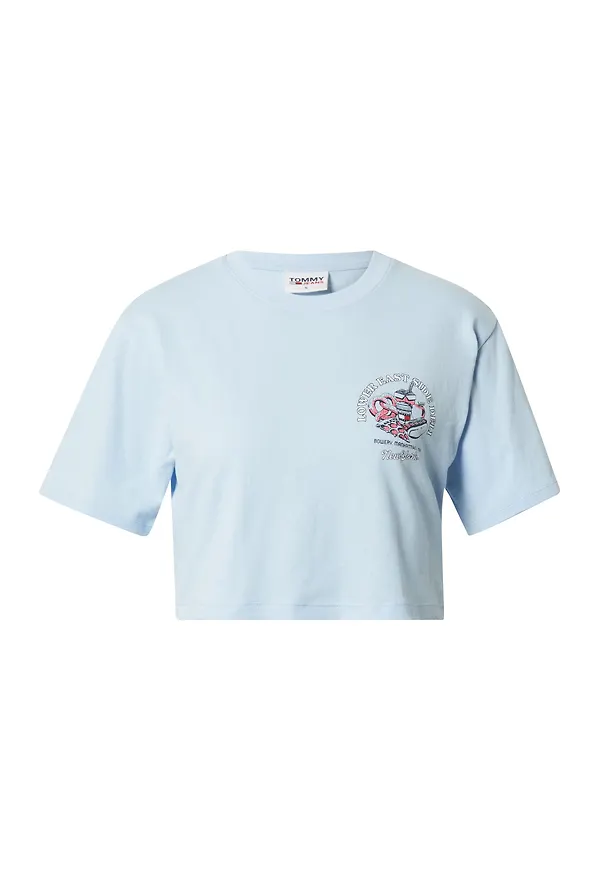 Tommy Jeans T-shirt ljusblå / rosa / vit