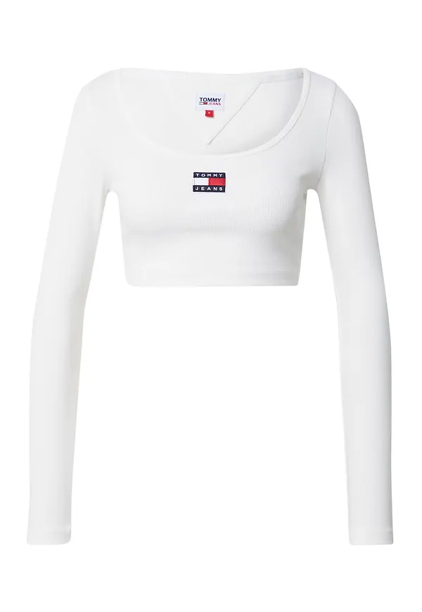 Tommy Jeans T-shirt marinblå / eldröd / vit