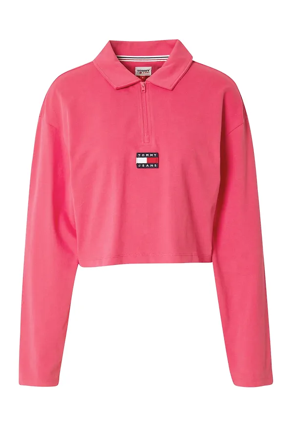 Tommy Jeans T-shirt marinblå / gammalrosa / eldröd / vit