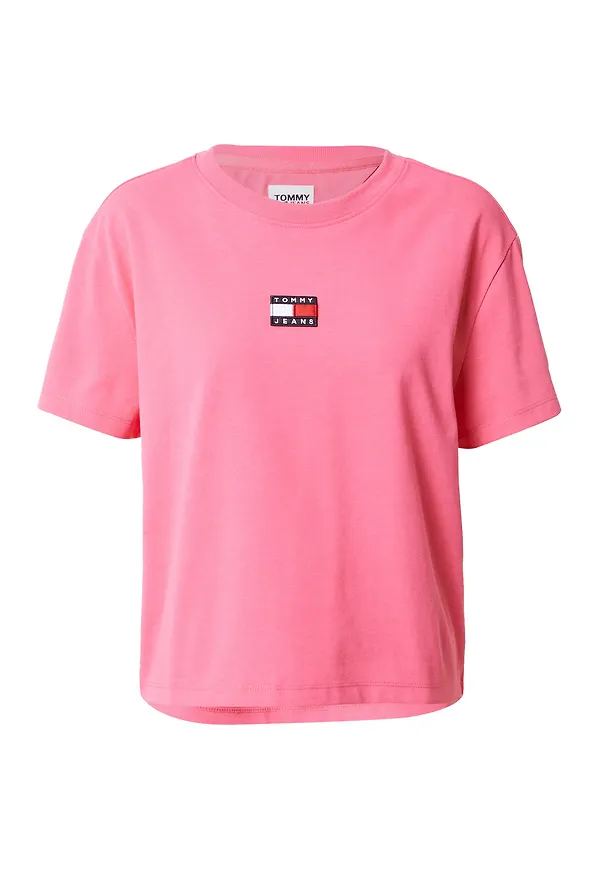 Tommy Jeans T-shirt rosa / röd / vit