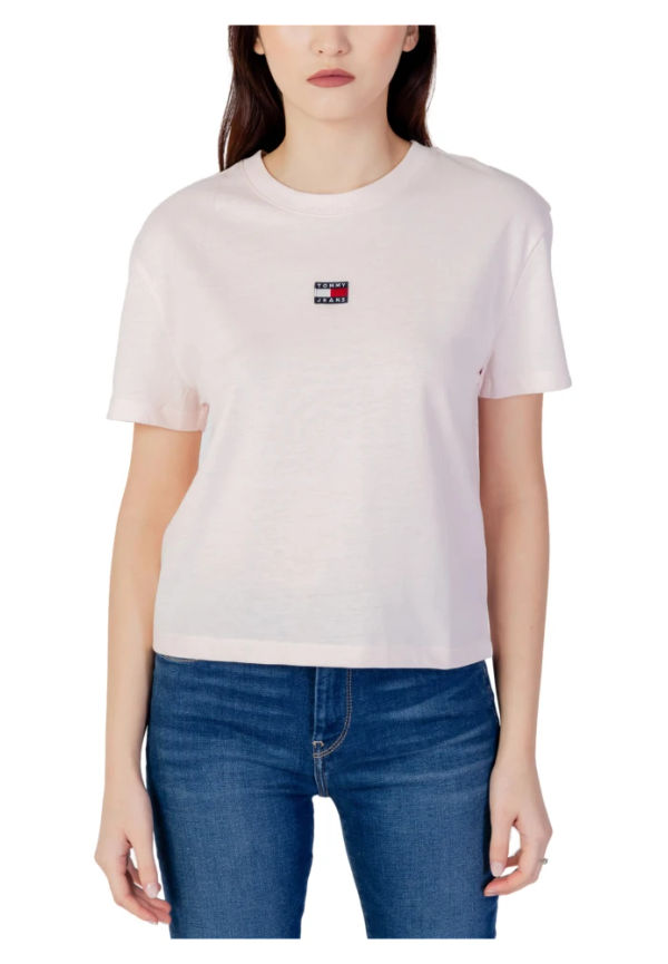 Tommy Jeans T-Shirts Rosa, Dam