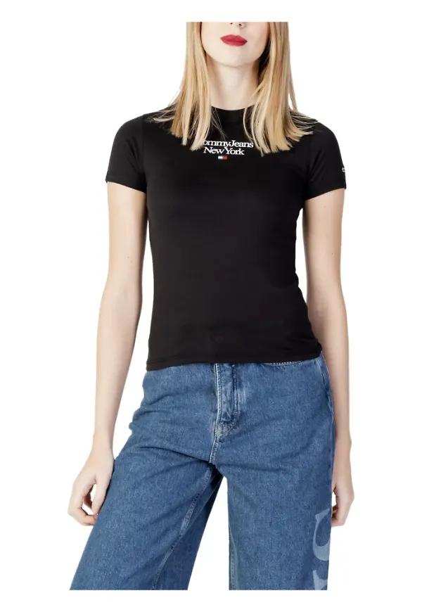 Tommy Jeans T-Shirts Svart, Dam