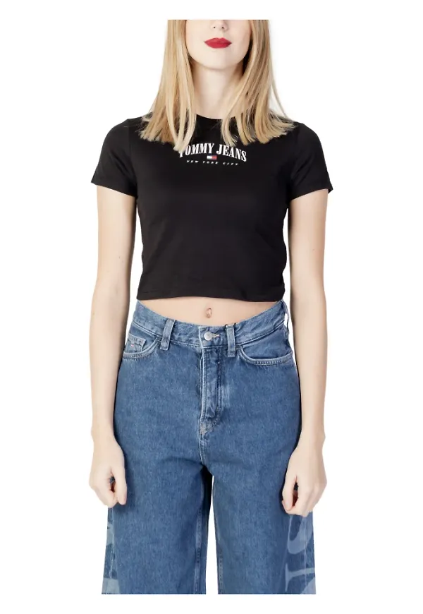 Tommy Jeans T-Shirts Svart, Dam