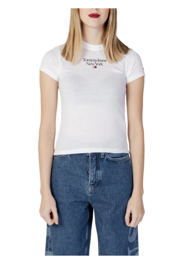 Tommy Jeans T-Shirts Vit, Dam