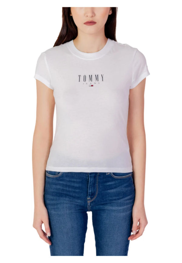 Tommy Jeans T-Shirts Vit, Dam