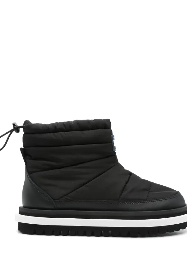 Tommy Jeans vadderade stövletter - Svart