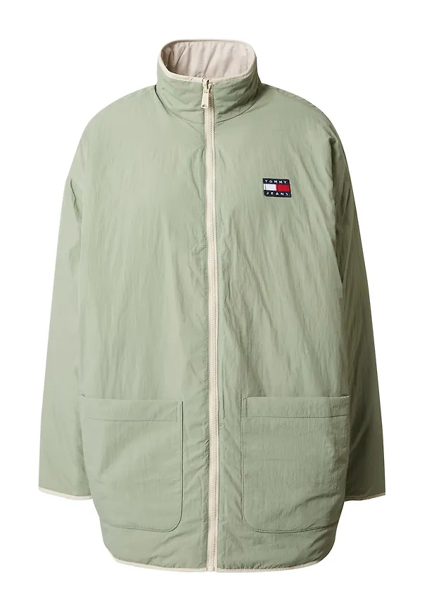 Tommy Jeans Övergångsjacka camel / marinblå / pastellgrön / eldröd