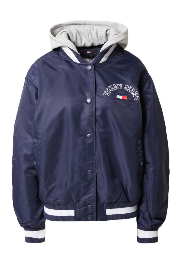 Tommy Jeans Övergångsjacka marinblå / grå