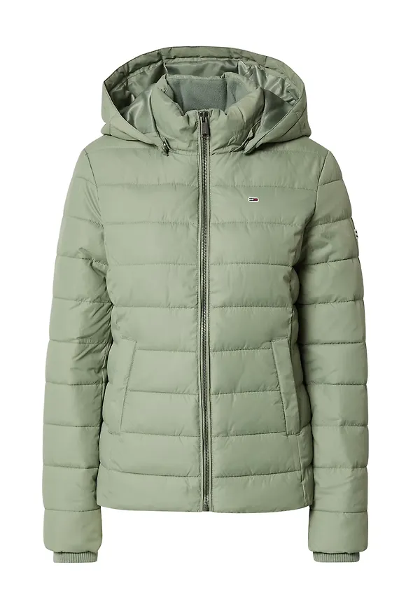 Tommy Jeans Övergångsjacka marinblå / ljusgrön / eldröd / vit