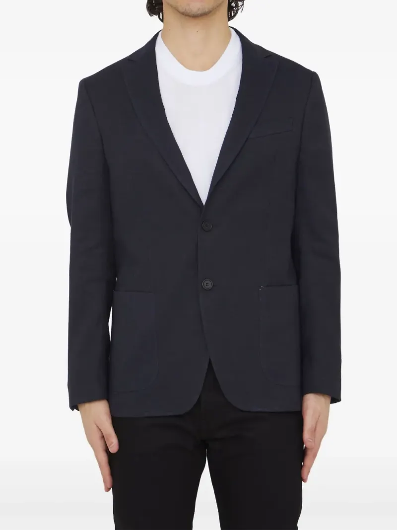 Tonello enkelknäppt blazer - Blå
