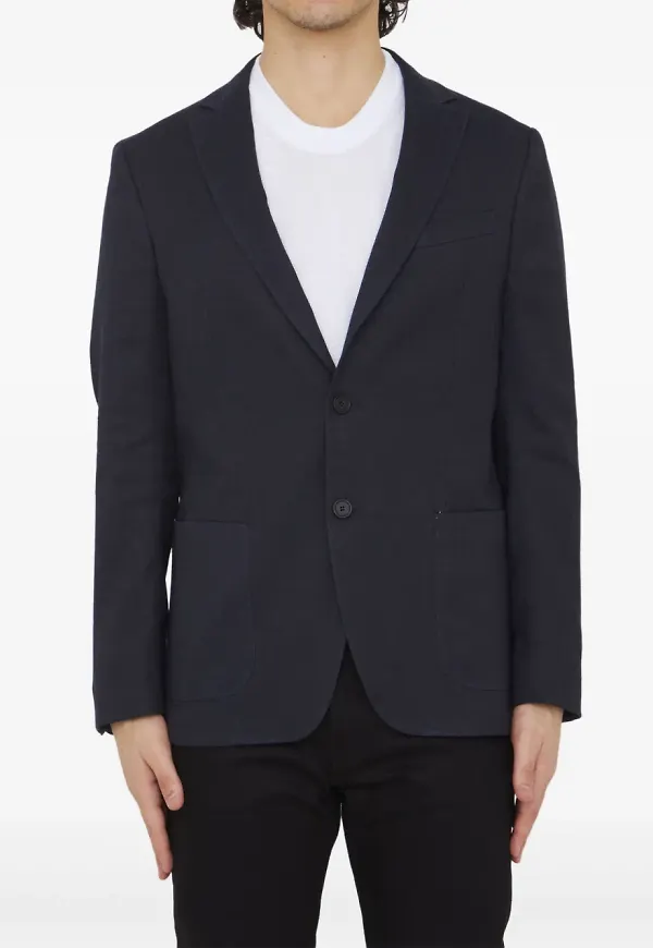 Tonello enkelknäppt blazer - Blå