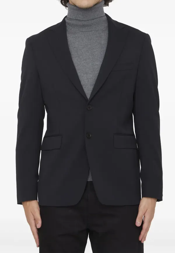 Tonello enkelknäppt blazer - Svart