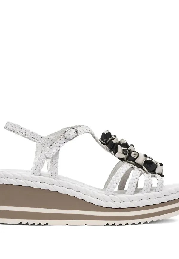 Toni Pons sandaler med flätad detalj - Vit