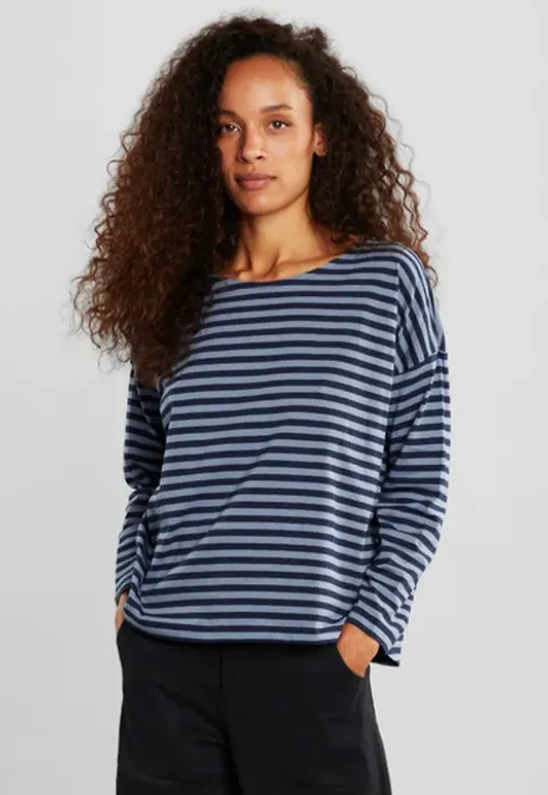 Top Humledal Stripes Navy/steel Blue