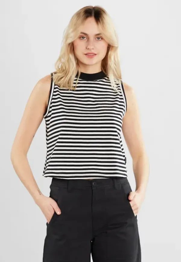 Top Namsos Stripes Black/off-white