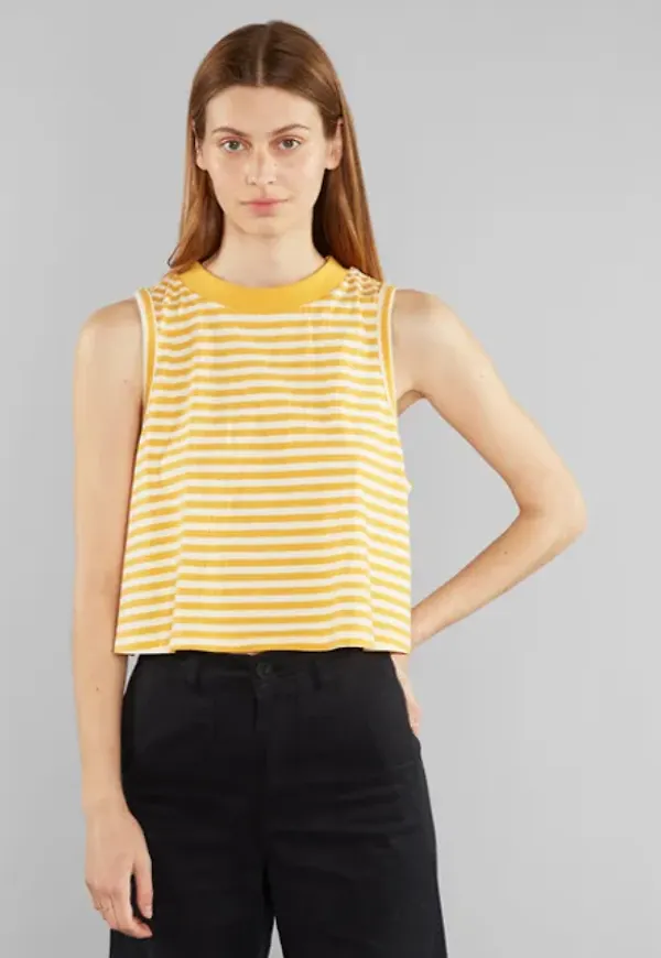 Top Namsos Stripes Yellow/off-white