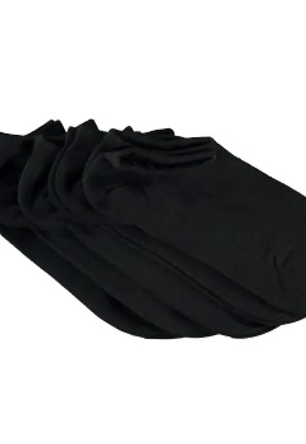 Topeco Strumpor 5P Men Bamboo Sneaker Socks Svart Strl 39/42 Herr