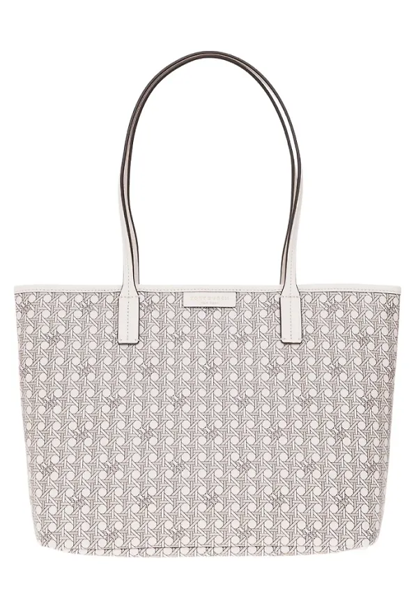 Tory Burch 'Basketweave Small' shopper bag Beige, Dam