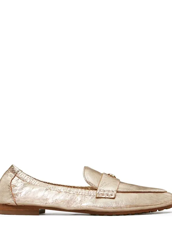 Tory Burch balettloafers - Guldfärgad