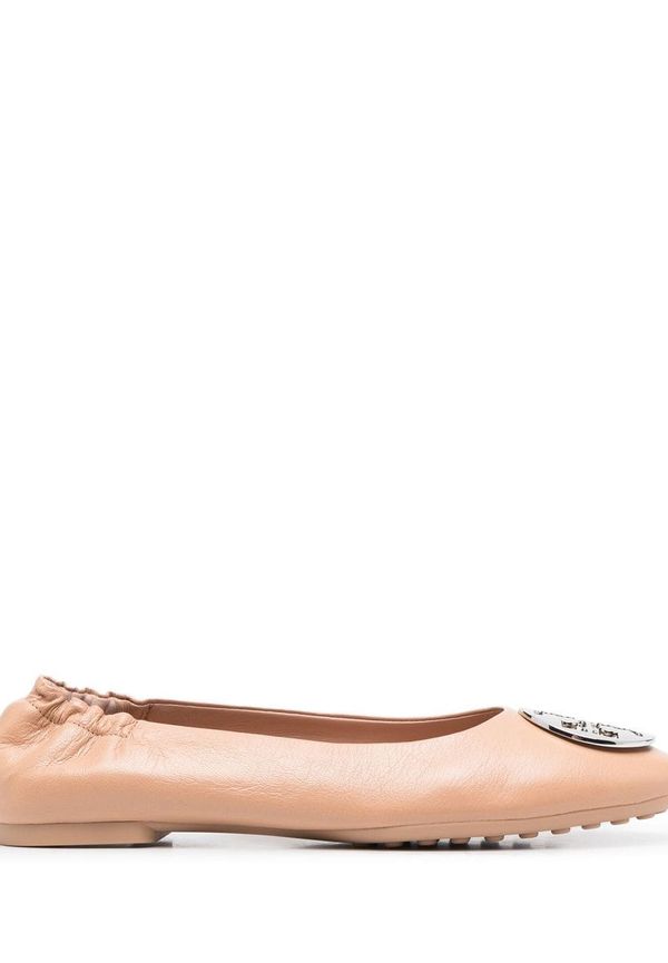 Tory Burch ballerinaskor i slip-on-modell - Neutral