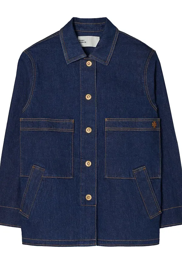 Tory Burch Barn jeansjacka - Blå