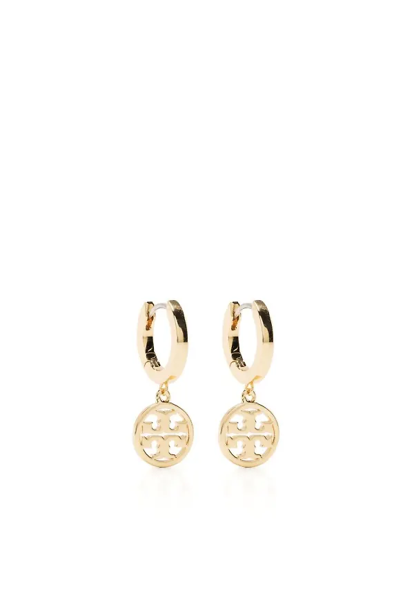 Tory Burch Double-T örhängen - Guldfärgad