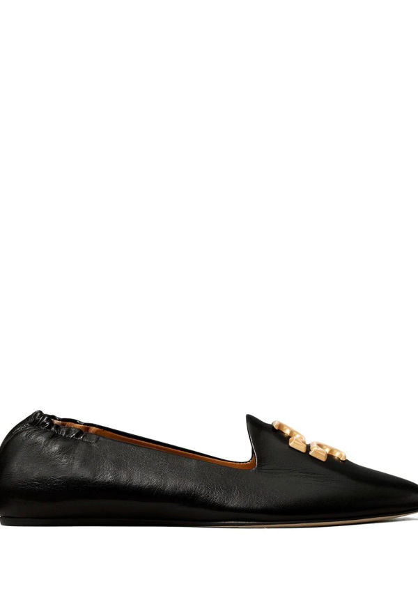 Tory Burch Eleanor läderloafers - Svart