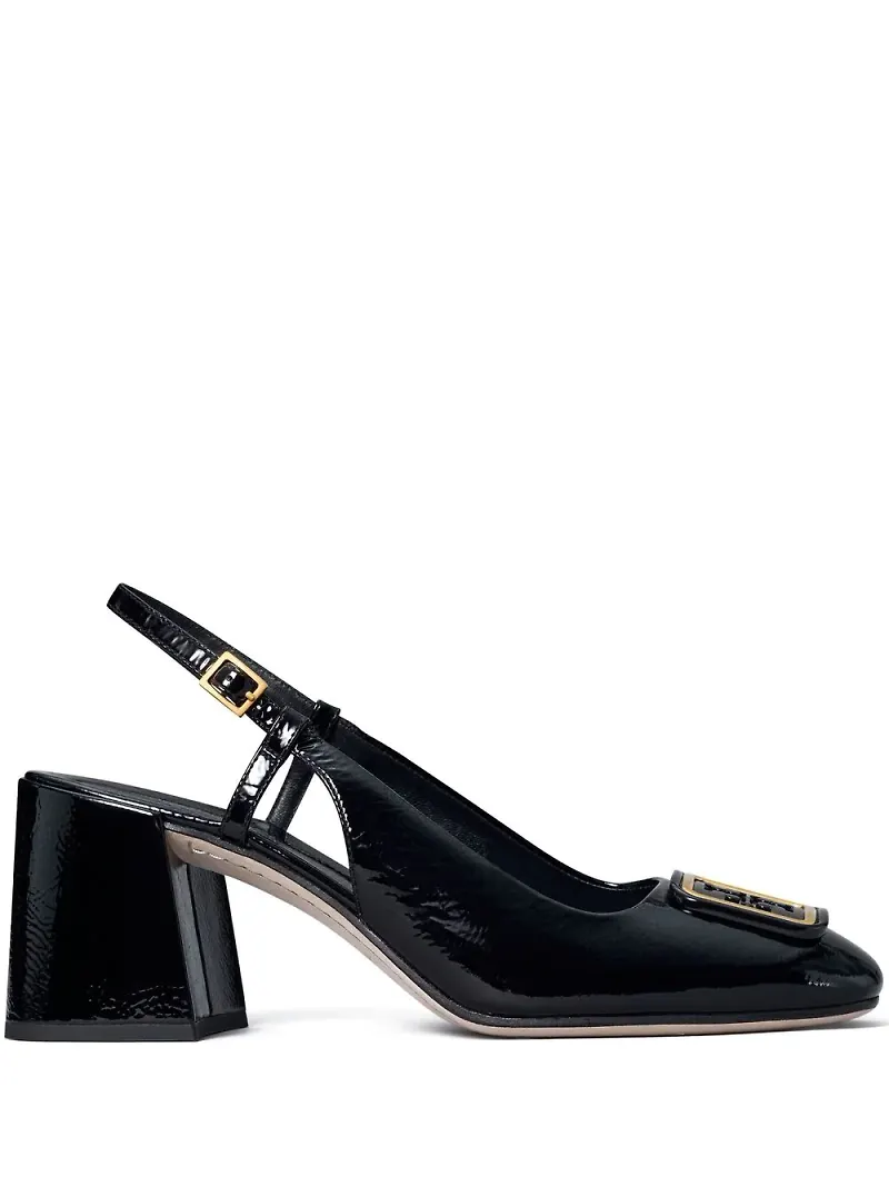 Tory Burch Georgia pumps med klack 35 mm - Svart