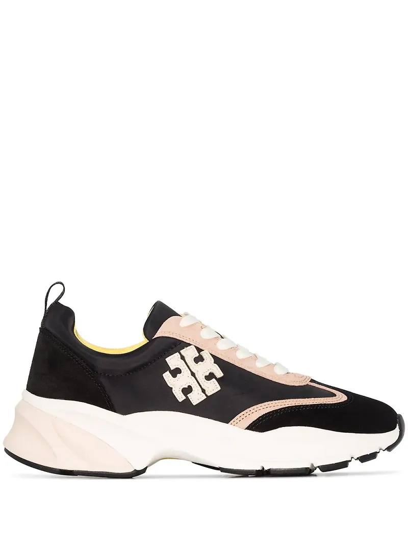 Tory Burch Good Luck låga sneakers - Svart