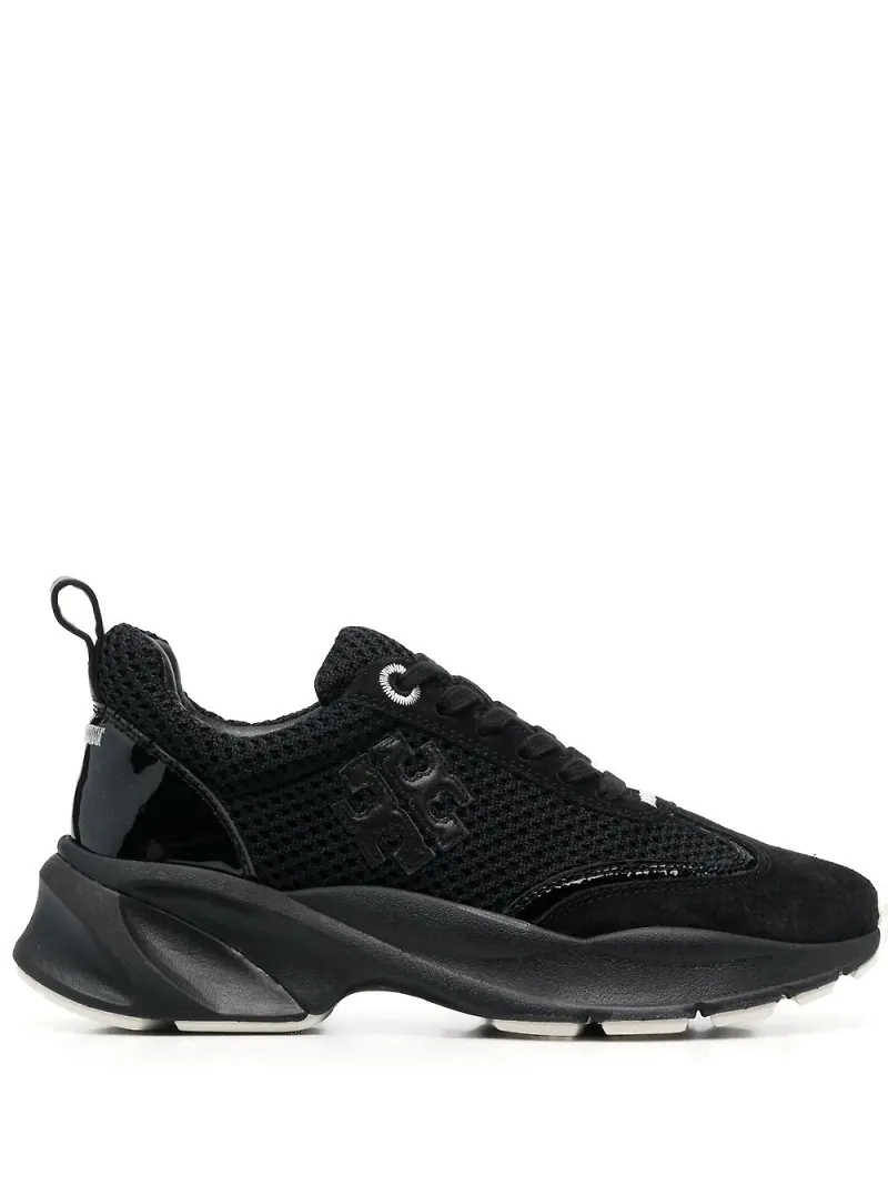 Tory Burch Good Luck sneakers med snörning - Svart