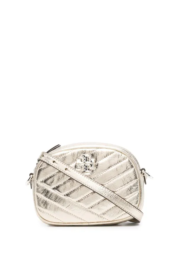 Tory Burch Kira axelremsväska - Neutral