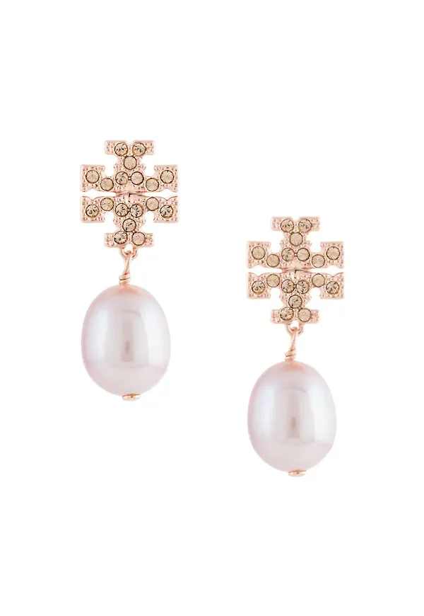 Tory Burch Kira pärlörhängen - Rosa