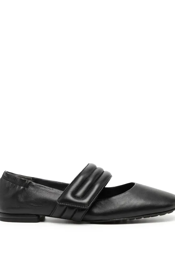 Tory Burch Mary-Jane vadderade ballerinaskor 10 mm - Svart