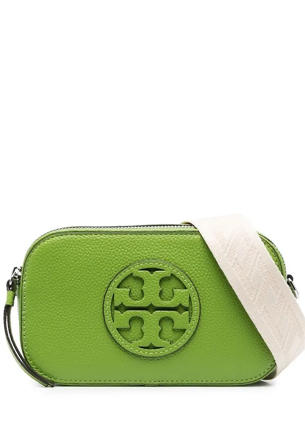 Tory Burch Miller axelremsväska - Grön