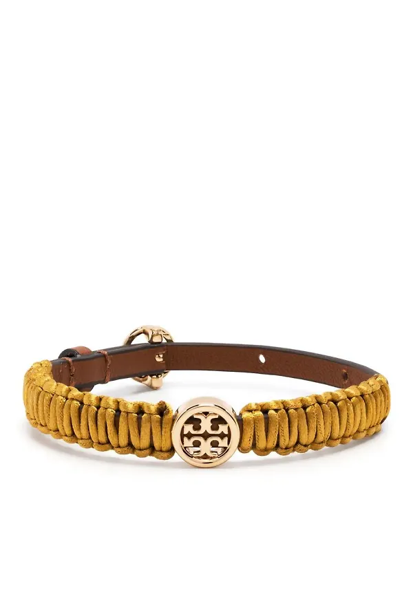 Tory Burch Miller läderarmband - Guldfärgad