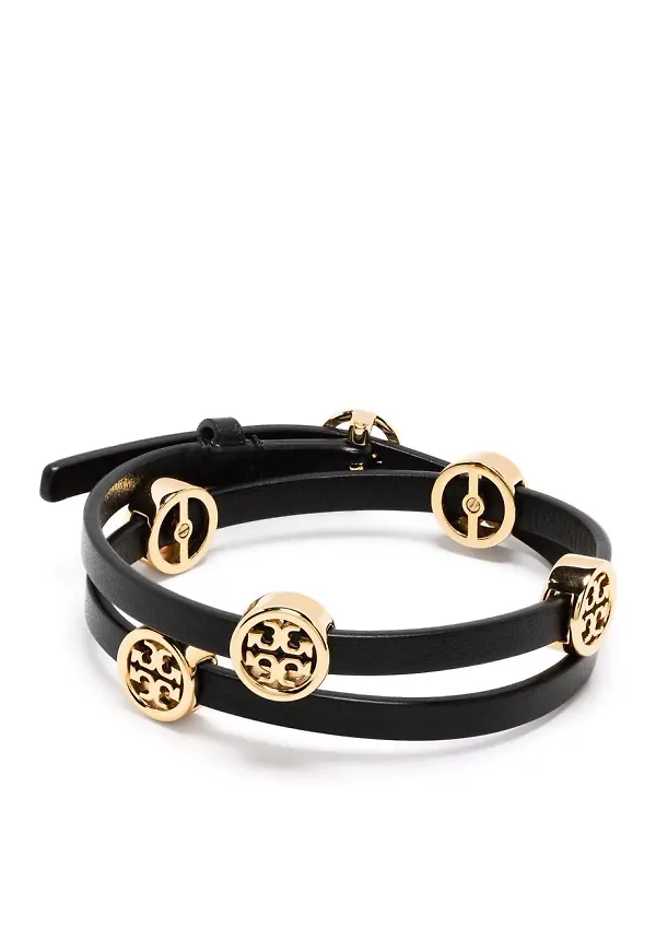 Tory Burch Miller omlottarmband - Svart