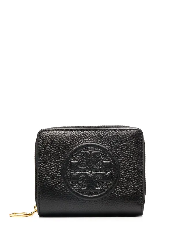Tory Burch präglad plånbok - Svart