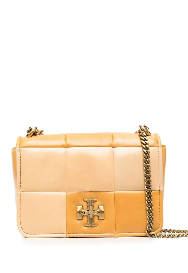 Tory Burch quiltad axelväska - Gul