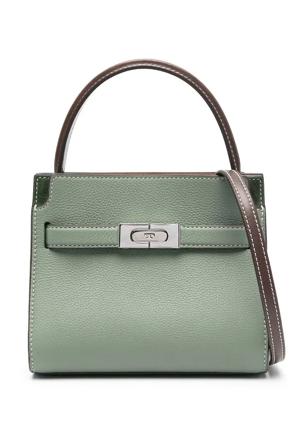 Tory Burch Radziwill totebag i skinn - Grön