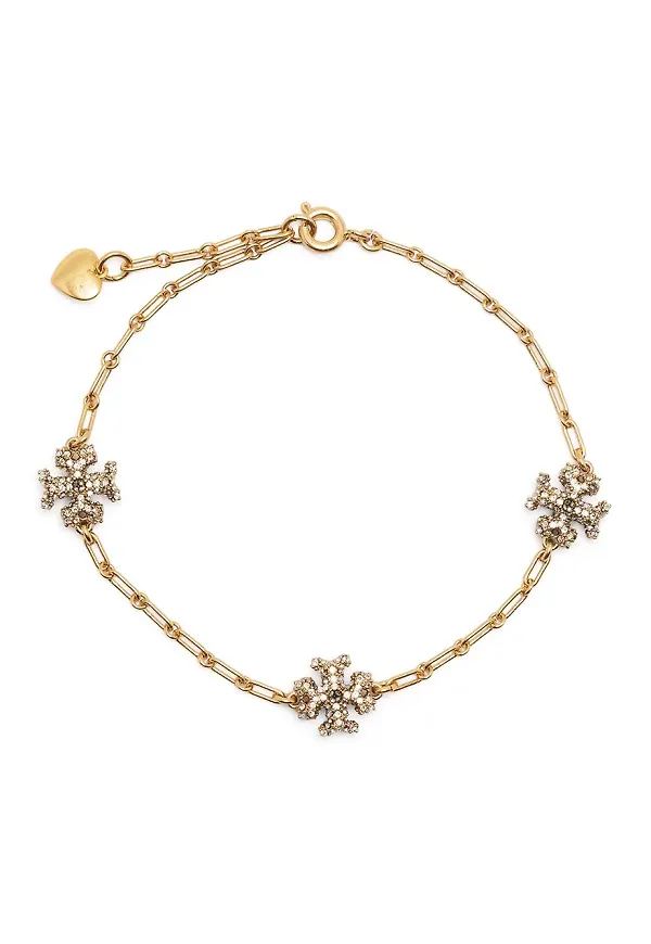 Tory Burch Roxanne kedjearmband - Guldfärgad