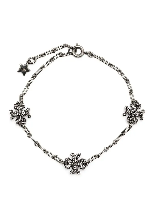 Tory Burch Roxanne kedjearmband - Silverfärgad