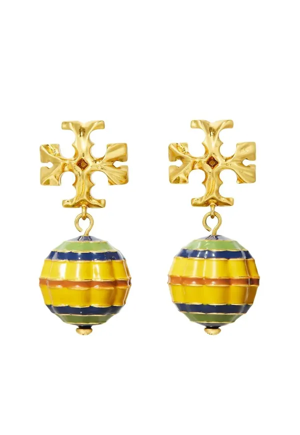 Tory Burch Roxanne örhängen - Guldfärgad